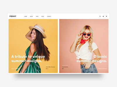 Ecommerce for Women clothes, accessories, shoes and the like. 2019 appdesign brand clothing ecommerce shoes swimsuit ui ux visualdesign webdesign website