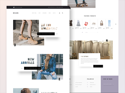Ecommerce Landing page design 2019trends clean ecommerce fashion landing page design landingpage landingpagedesign minimal minimalist uidesign uidesigner visualdesign webdesign webdesigner webshop website website concept website design
