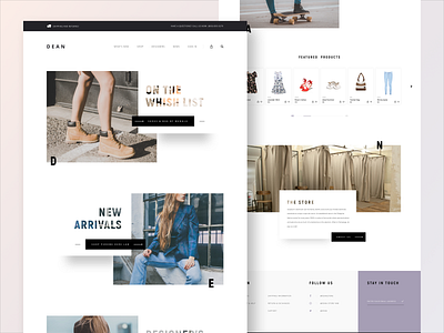 Ecommerce Landing page design