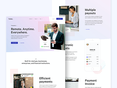 Landing Page Design for SAAS Company by Yam Zara on Dribbble