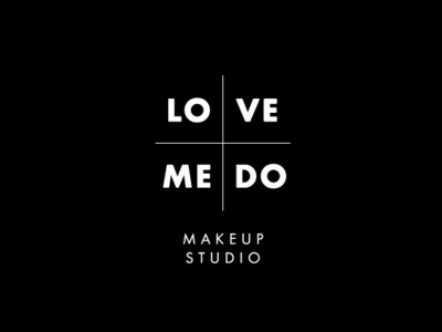 LoveMeDo Makeup Studio logo branding design graphic design graphics logo typography visual design
