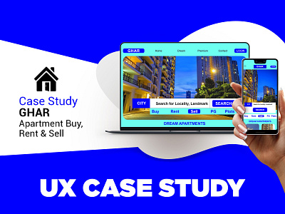 UX Case Study case study design design process mobile application purchasing house real estate renting apartment responsive website selling ui ux