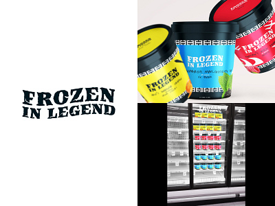 Frozen In Legend branding graphic design logo