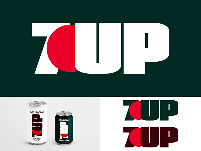 Rebrand Concept for 7UP branding concept design graphic design logo rebrand