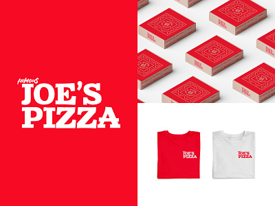 Rebrand concept for Joe’s Pizza branding concept design graphic design logo rebrand