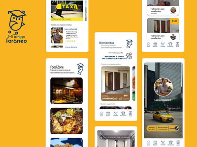 Mi amigo Foráneo App figma ui ux