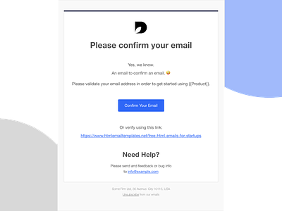 Confirm Email email template html email responsive email
