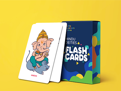 Flash Card Illustration - Indian God Avatar branding design illustration