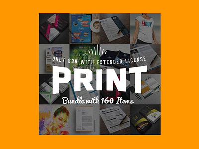 Royal Print Templates Bundle with 160 Items
