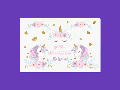 Unicorn Clipart PNG 2020: Cute Magic Birthday Party Graphic