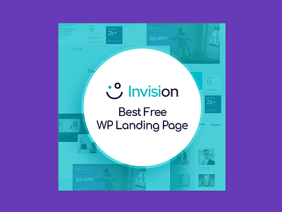 Free WordPress Event Landing Page – Invision