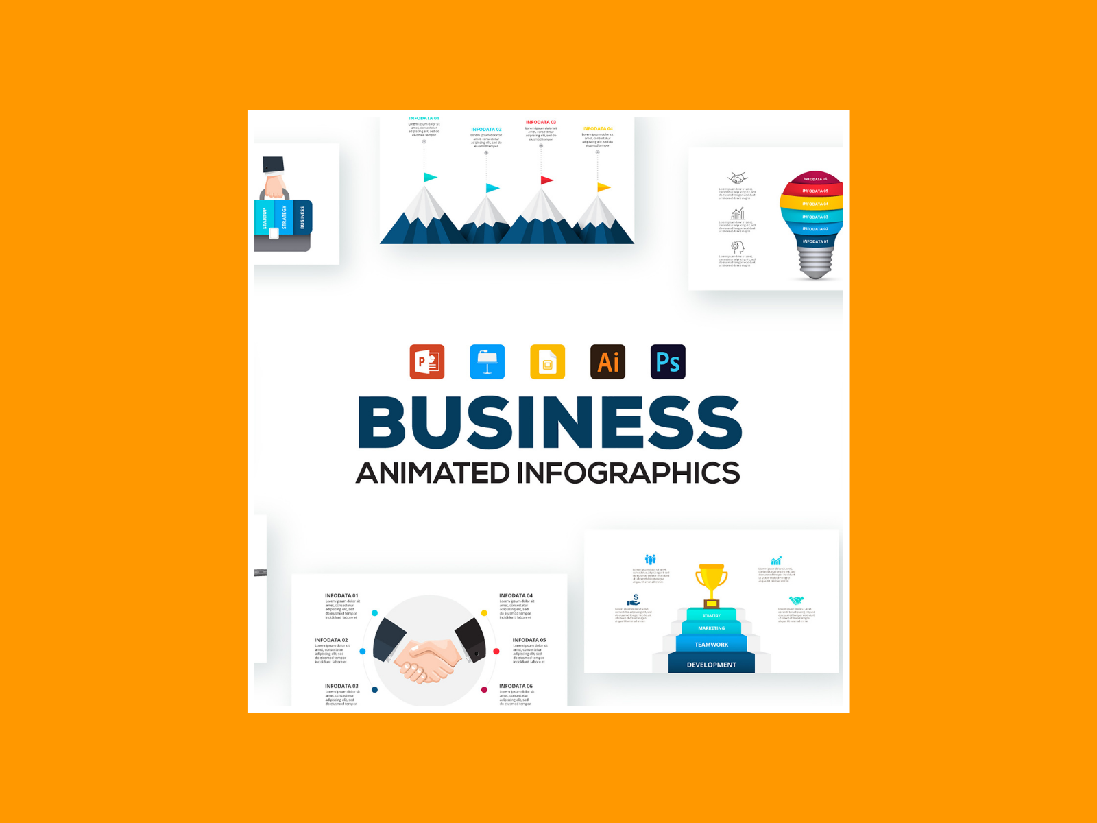 30 Animated Business Analyst Infographics by MasterBundles on Dribbble