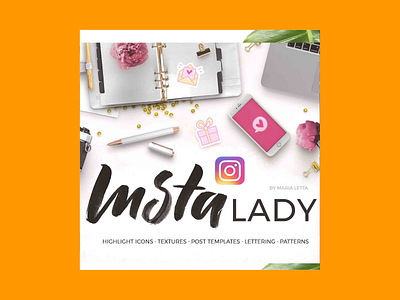 Insta Lady: Instagram Highlight Icons & Posts