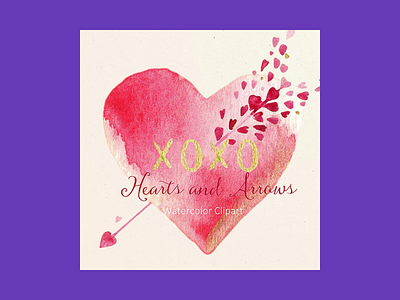 Valentines Hearts and Arrows Clipart arrows clipart valentines hearts