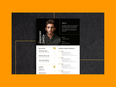 2 Actor Indesign Resume Templates 2 actor indesign 2 actor indesign resume templates