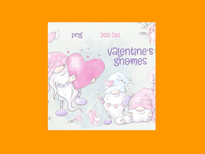 Valentine’s Gnomes Clipart PNG gnomes clipart png gnomes clipart png