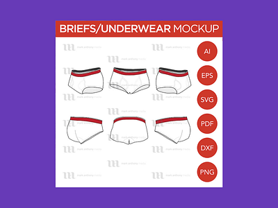 Underwear Vector Template designs, themes, templates and downloadable  graphic elements on Dribbble