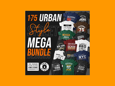 175 Urban Street Style T-shirt Designs Mega Bundle 175 urban street style 175 urban street style mega bundle t shirt designs mega bundle t shirt designs mega bundle