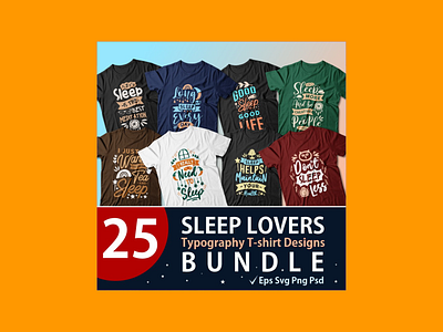 Sleep Lovers T-shirt Designs Bundle designs bundle sleep lovers sleep lovers t shirt