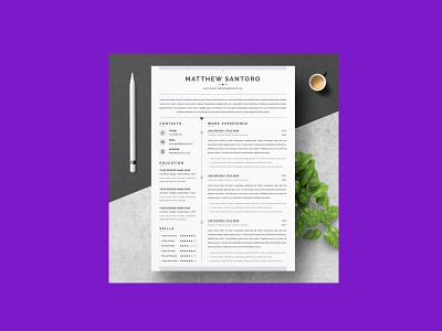 Resume Cover Letter Template