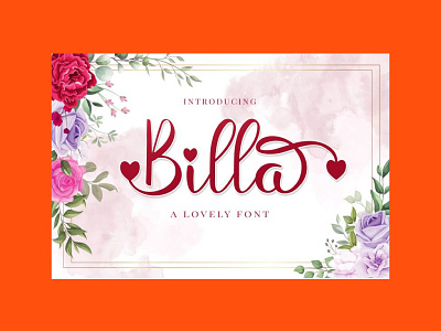 Billa Lovely Home Font