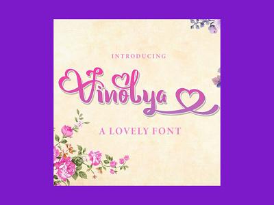 Lovely Font Vinolya