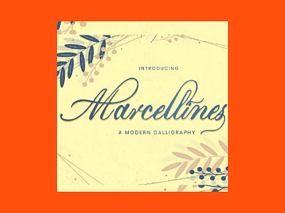Marcellines Modern Calligraphy Font