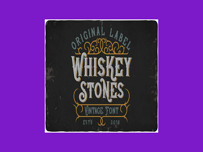 Whiskey Stones Typeface