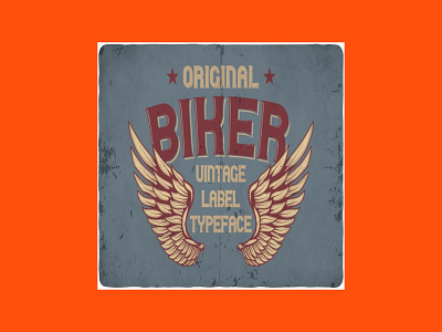 Biker Font: Biker Typeface biker typeface