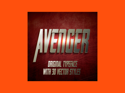 Avenger Label Typeface avenger label typeface