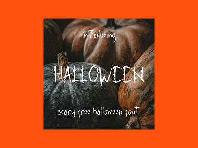 Scarry Free Halloween Font font halloween