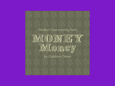 Perfect Free Money Font font money