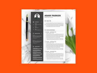 Marketing Officer Resume Template