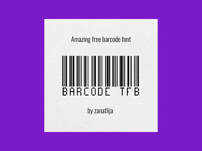 Amazing Free Barcode Font barcode font free