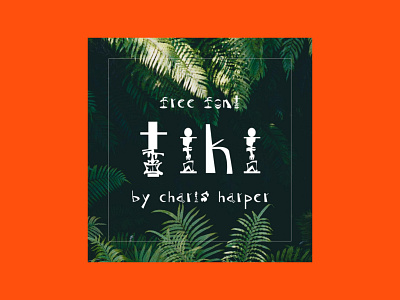 Free Tiki Font font free tiki