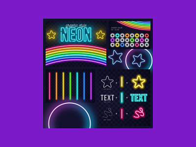 Realistic Neon AI Style neon realistic style