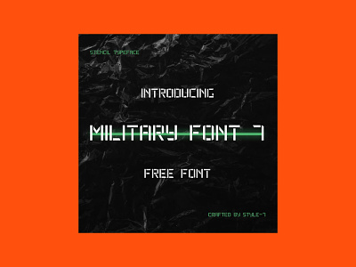 Military Font 7 – Free Military Font font free military