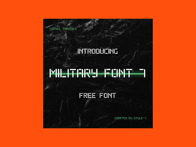 Military Font 7 – Free Military Font