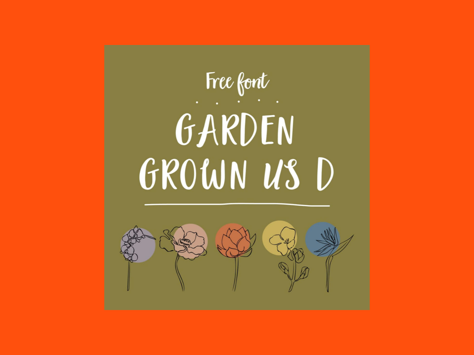 Garden Grown Font Free By MasterBundles On Dribbble