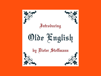 Olde English – Old English Font Free font free old english