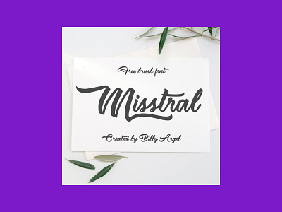 Mistral Font Free font free mistral