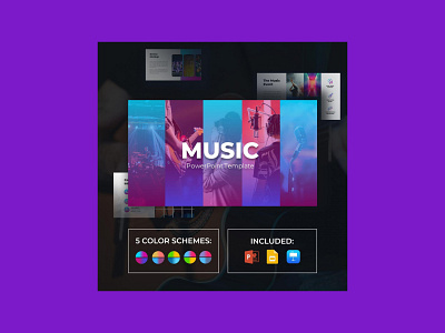 50 Slides Music Presentation Template music presentation template