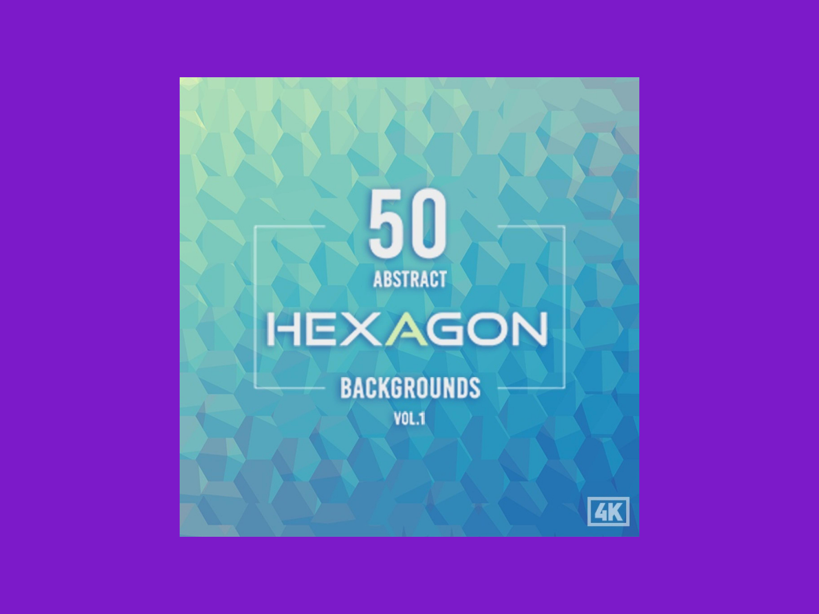 50 Abstract Hexagon Backgrounds – Vol. 1 By MasterBundles On Dribbble