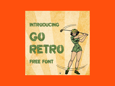 Go Retro – retro font free font free retro