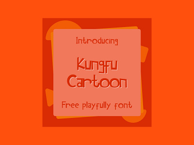 Kungfu Cartoon- Kung Font Free cartoon font kung