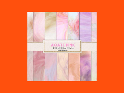 Agata: Pink Digital Paper Collection digital paper pink