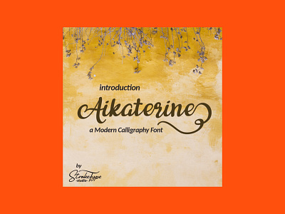 Aikaterine Modern Script Font