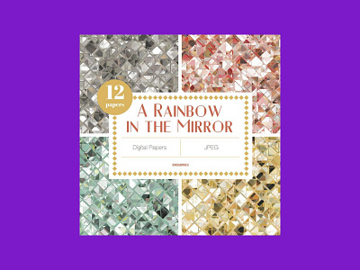 A Rainbow In The Mirror Digital Papers digital papers