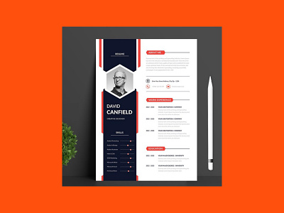 Creative Designer Resume Template easy resume template