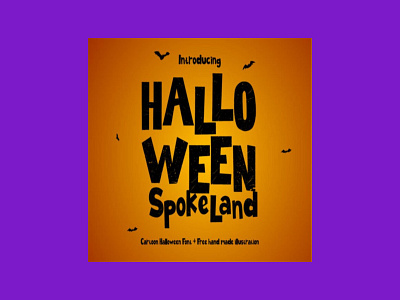 Halloween Spokeland Font font halloween spokeland